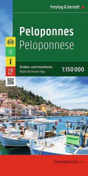 Produktbild: freytag & berndt Stra&szlig;enkarte Peloponnes 1:150.000