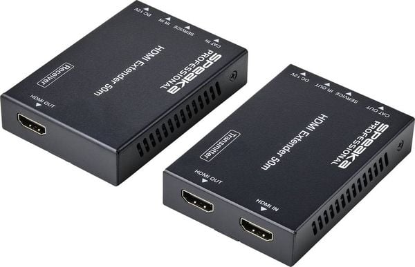 Produktbild: SpeaKa Professional SP-HDE-310 HDMI&reg; HDMI Extender &uuml;ber Netzwerkkabel RJ45 50m