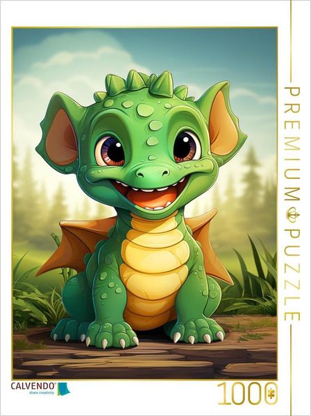 CALVENDO Puzzle Ein Motiv aus dem Kalender Happy Dinos | 1000 Teile Lege-Größe 64x48cm Foto-Puzzle für glückliche Stunden, Sonstige von , Calvendo