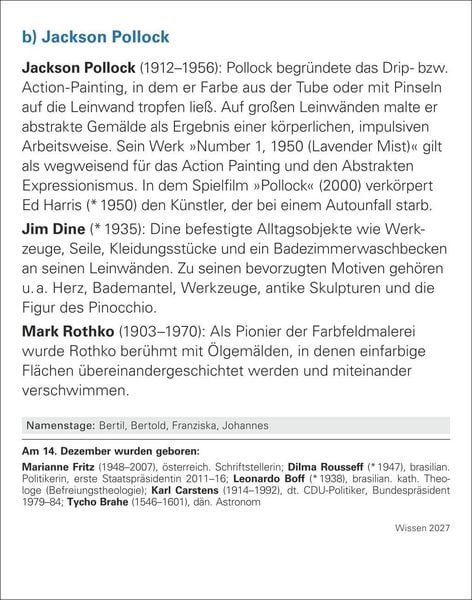 Produktbild: Wissen Tagesabrei&szlig;kalender 2027 - Quizfragen aus Geschichte, Politik, Kultur, Technik und Sport