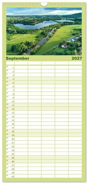 Produktbild: Familienplaner 2027 - Bad Staffelstein - Gottesgarten am Obermain mit 5 Spalten (Wandkalender, 21 x 45 cm) CALVENDO