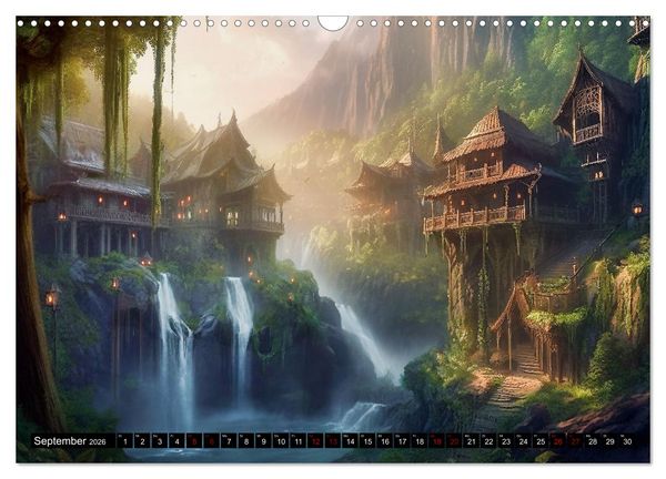 Produktbild: Im Reich der Elben (Wandkalender 2026 DIN A3 quer), CALVENDO Monatskalender