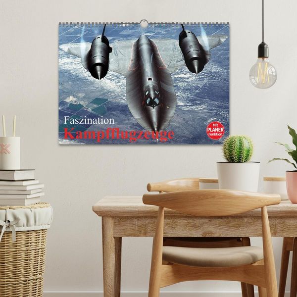 Produktbild: Faszination Kampfflugzeuge (Wandkalender 2026 DIN A3 quer), CALVENDO Monatskalender