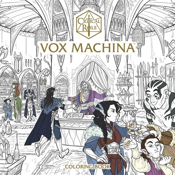 Produktbild: Critical Role: Vox Machina Coloring Book