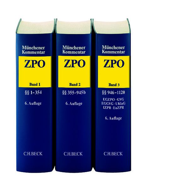 Produktbild: M&uuml;nchener Kommentar zur Zivilprozessordnung Gesamtwerk. ZPO