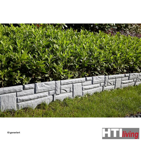 Produktbild: HTI-Living HTI-Living Beeteinfassung Steinoptik 4-teilig Nessa