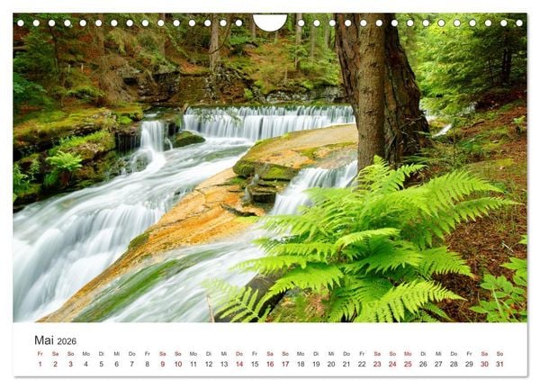 Produktbild: Wasser bewegt - Wasserf&auml;lle und Stromschnellen (Wandkalender 2026 DIN A4 quer), CALVENDO Monatskalender
