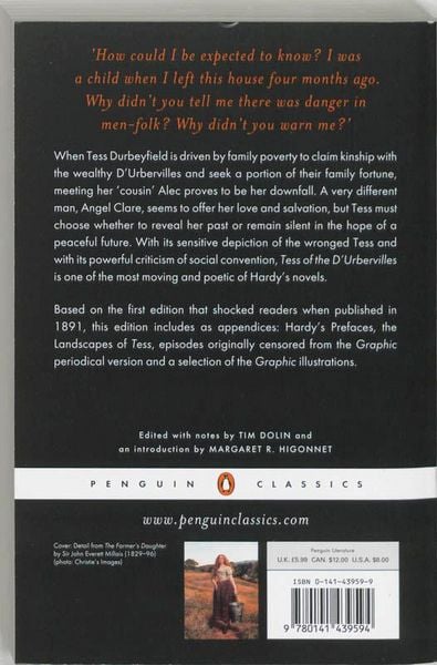 Produktbild: Tess of the D'Urbervilles
