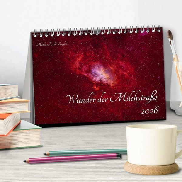 Produktbild: Wunder der Milchstra&szlig;e (Tischkalender 2026 DIN A5 quer), CALVENDO Monatskalender