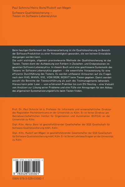 Produktbild: Software-Qualit&auml;tssicherung
