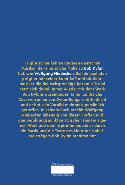 Produktbild: Wolfgang Niedecken &uuml;ber Bob Dylan