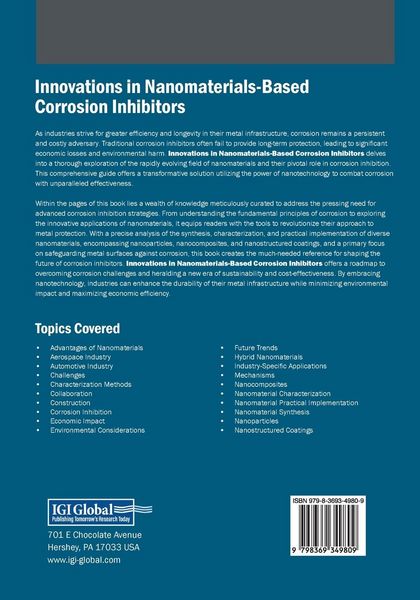 Produktbild: Innovations in Nanomaterials-Based Corrosion Inhibitors