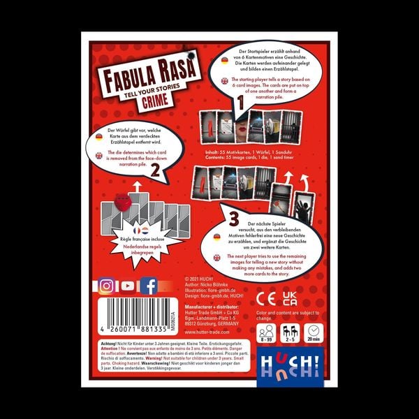 Produktbild: HUCH! - Fabula Rasa - Crime