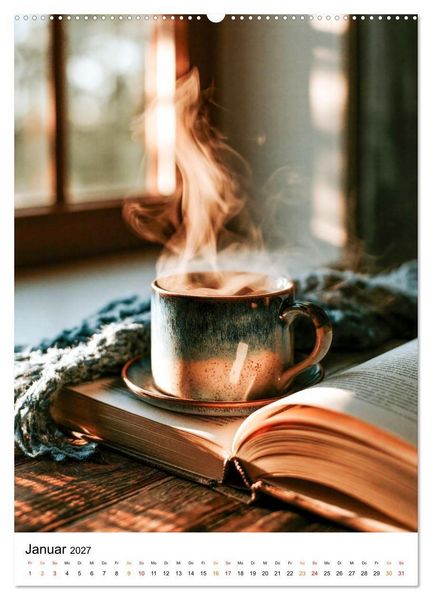 Produktbild: Kaffee - W&auml;rme f&uuml;r die Seele (Wandkalender 2027 DIN A2 hoch), CALVENDO Monatskalender