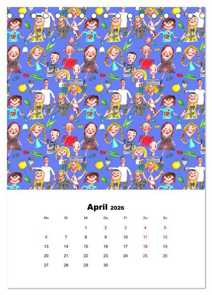 Produktbild: MUSTERMACKE (Tischkalender 2026 DIN A5 hoch), CALVENDO Monatskalender