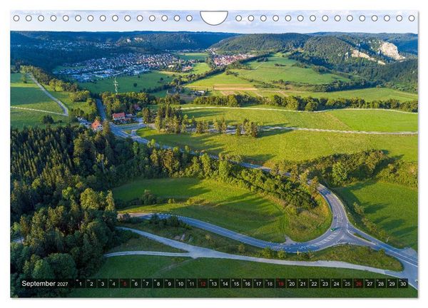 Produktbild: Mein Donautal aus der Luft (Wandkalender 2027 DIN A4 quer), CALVENDO Monatskalender