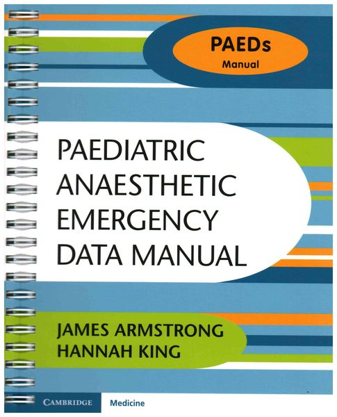 Produktbild: Paediatric Anaesthetic Emergency Data Manual