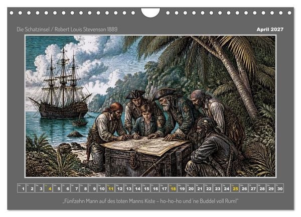 Produktbild: Klassiker des Abenteuers (Wandkalender 2027 DIN A4 quer), CALVENDO Monatskalender