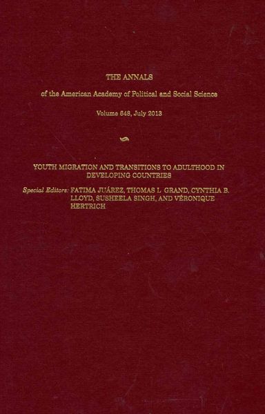 Produktbild: Youth Migration and Transitions to Adulthood in Developing Countries