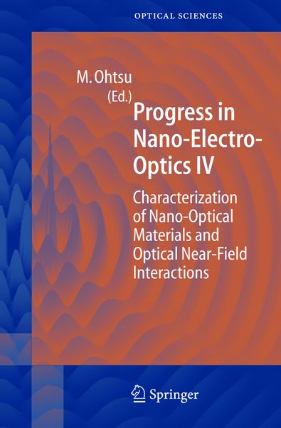 Produktbild: Progress in Nano-Electro Optics IV