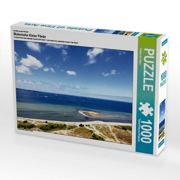 CALVENDO Puzzle Ein Motiv aus dem Kalender Malerische Kieler Förde | 1000 Teile Lege-Größe 64x48cm Foto-Puzzle für glückliche Stunden