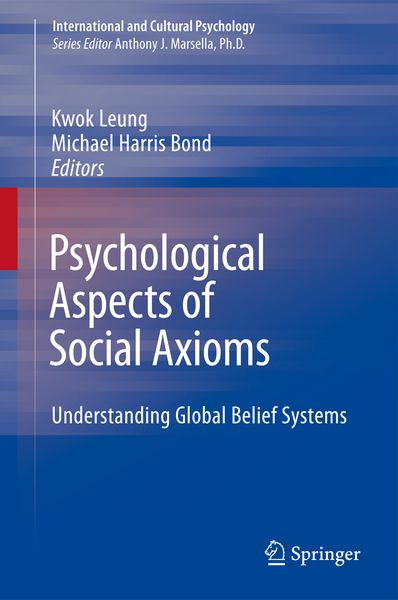 Produktbild: Psychological Aspects of Social Axioms