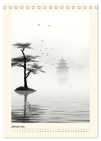 Produktbild: Japan - Kunst und Tradition (Tischkalender 2026 DIN A5 hoch), CALVENDO Monatskalender