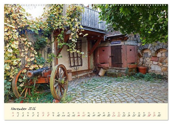 Produktbild: Malerisches Heppenheim an der Bergstra&szlig;e (Wandkalender 2026 DIN A2 quer), CALVENDO Monatskalender
