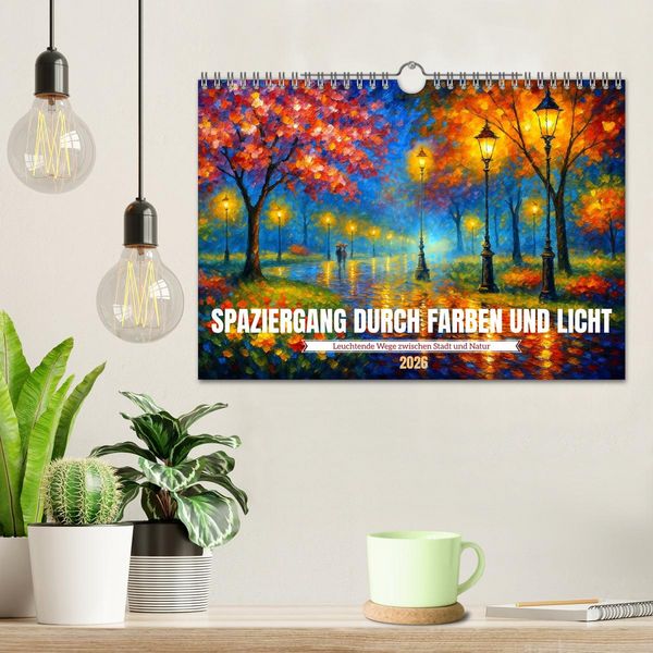 Produktbild: Spaziergang durch Farben und Licht (Wandkalender 2026 DIN A4 quer), CALVENDO Monatskalender