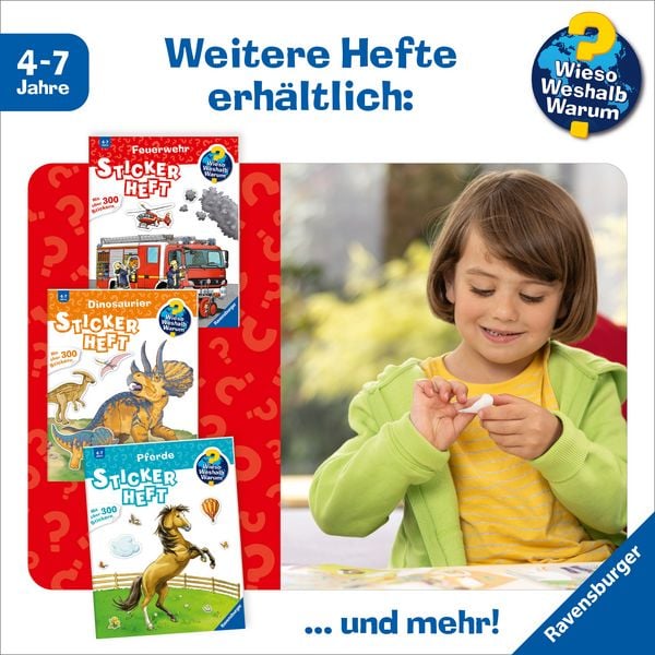 Produktbild: Wieso? Weshalb? Warum? Stickerheft - Pferde