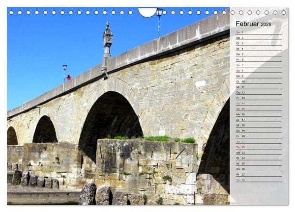 Produktbild: REGENSBURG - Impressionen (Wandkalender 2026 DIN A4 quer), CALVENDO Monatskalender