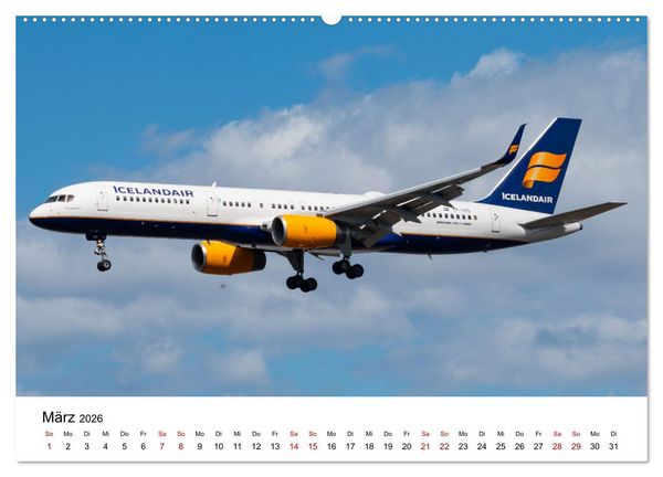 Produktbild: Flieger von Boeing (hochwertiger Premium Wandkalender 2026 DIN A2 quer), Kunstdruck in Hochglanz