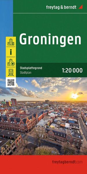 Produktbild: Groningen, Stadtplan 1:20.000, freytag & berndt