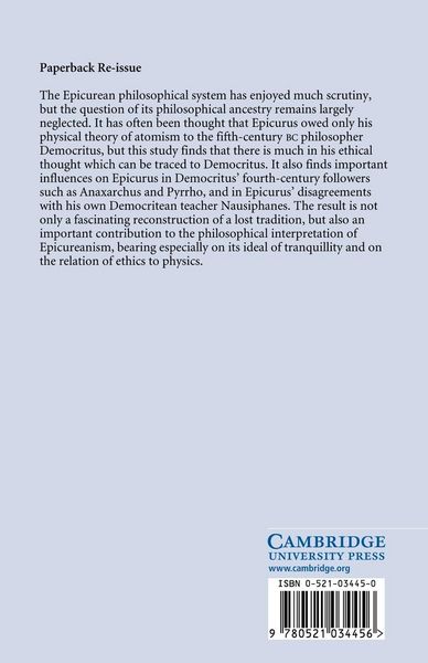 Produktbild: Epicurus and Democritean Ethics