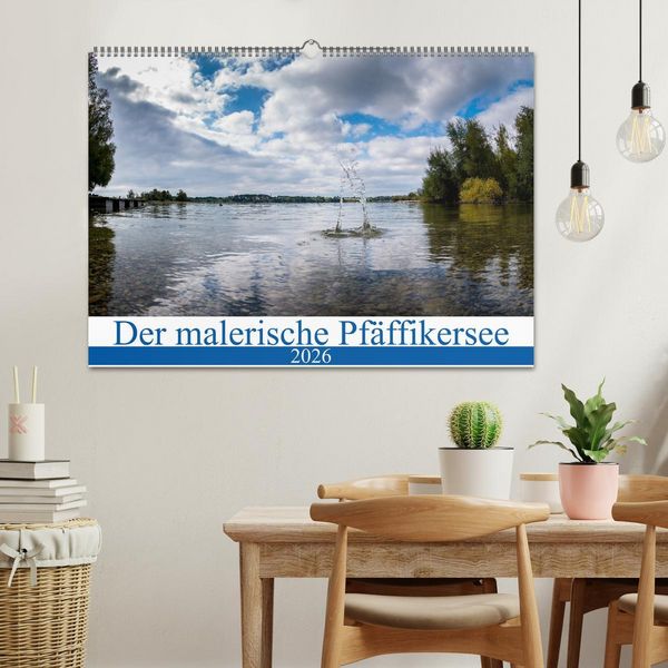 Produktbild: Der malerische Pf&auml;ffikersee (Wandkalender 2026 DIN A2 quer), CALVENDO Monatskalender
