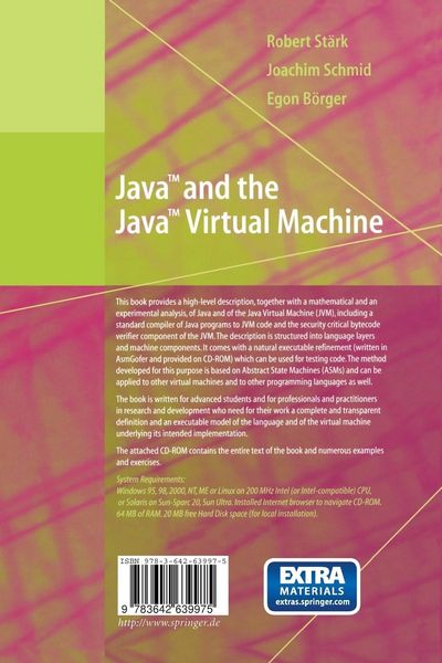 Produktbild: Java and the Java Virtual Machine