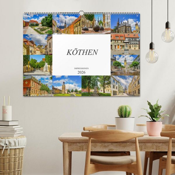 Produktbild: K&ouml;then Impressionen (Wandkalender 2026 DIN A2 quer), CALVENDO Monatskalender