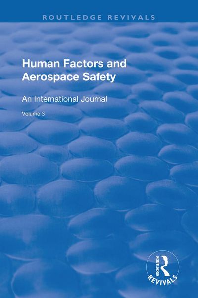 Produktbild: Human Factors and Aerospace Safety