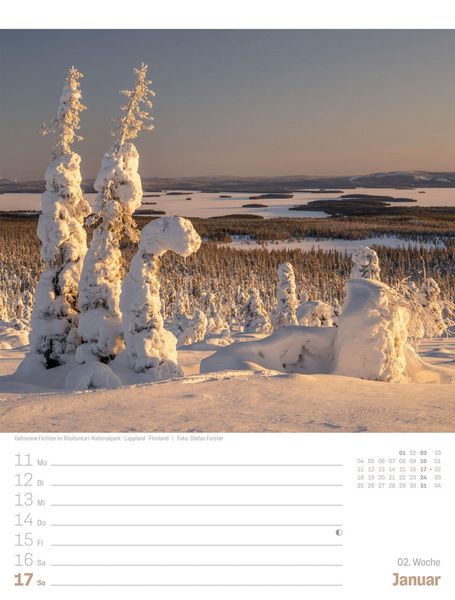 Produktbild: Planet Erde Wochenplaner Kalender 2027 | Landschaften der Welt