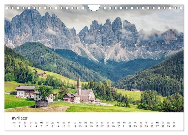 Produktbild: Merveilleuse Italie (Calendrier mural 2027 DIN A4 vertical), CALVENDO calendrier mensuel
