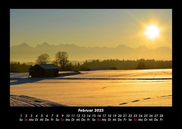 Produktbild: Sonnenuntergang 2025 Fotokalender DIN A3