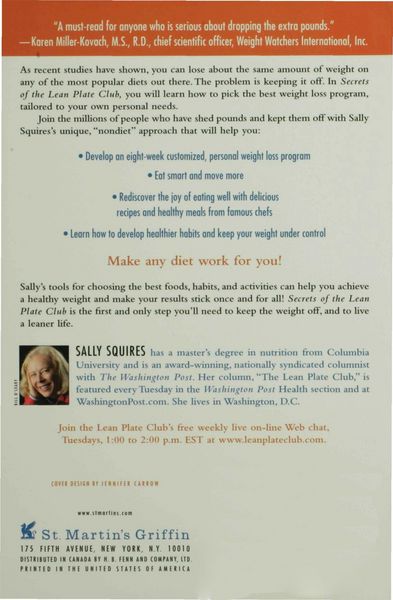 Produktbild: Secrets of the Lean Plate Club