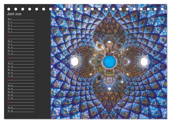Produktbild: Orientalische Architektur - Verzaubernd (Tischkalender 2026 DIN A5 quer), CALVENDO Monatskalender
