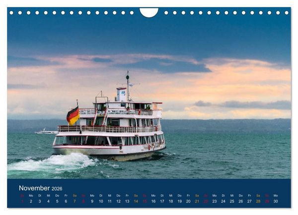 Produktbild: Ansichten vom Bodensee (Wandkalender 2026 DIN A4 quer), CALVENDO Monatskalender