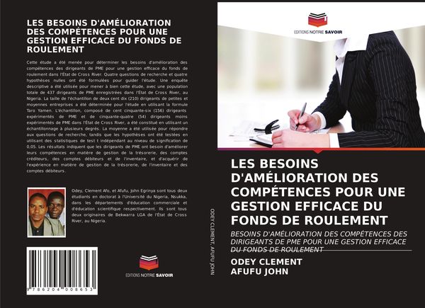 Produktbild: Les Besoins D'am&eacute;lioration des Comp&eacute;tences Pour Une Gestion Efficace Du Fonds De Roulement