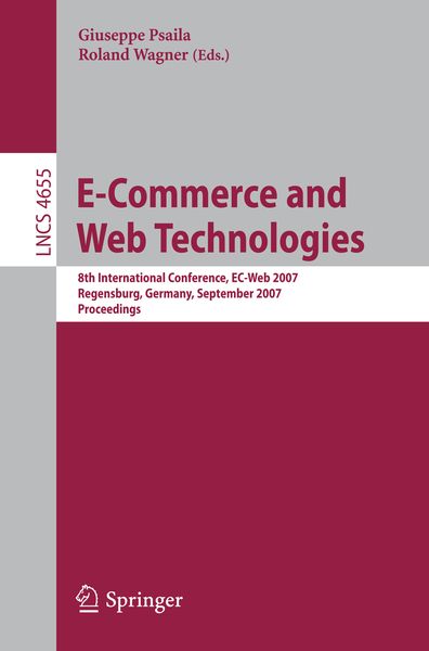 Produktbild: E-Commerce and Web Technologies