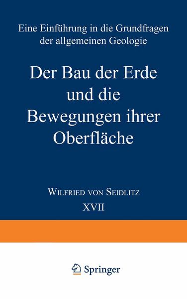 Produktbild: Der Bau der Erde und die Bewegungen ihrer Oberfl&auml;che