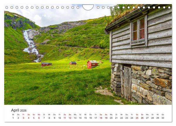 Produktbild: Norwegen - Landschaften und Fjorde im westlichen Norwegen (Wandkalender 2026 DIN A4 quer), CALVENDO Monatskalender