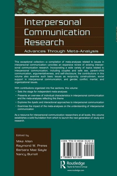 Produktbild: Interpersonal Communication Research