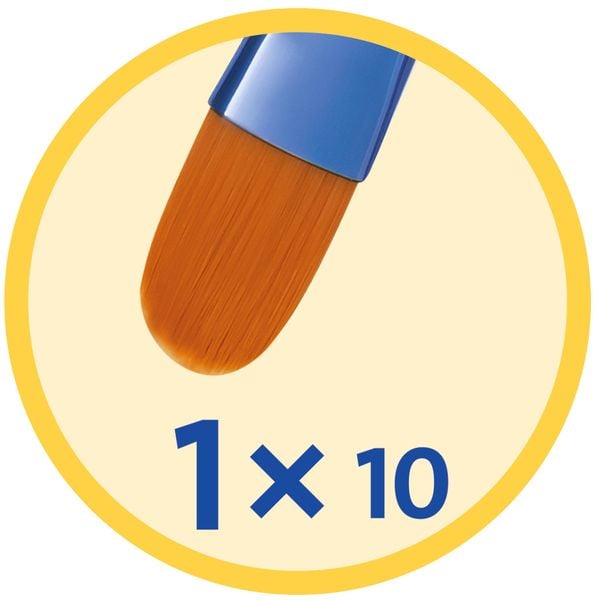 Produktbild: Pelikan Pinsel Premium, 8er Synthetikpinseln